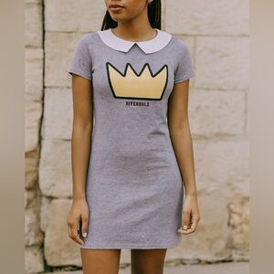 Riverdale Betty Cooper Jughead Crown Cosplay Collar Dress